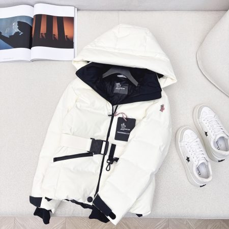 Moncler Capsule Collection Hooded Down Jacket with a Waist Fit