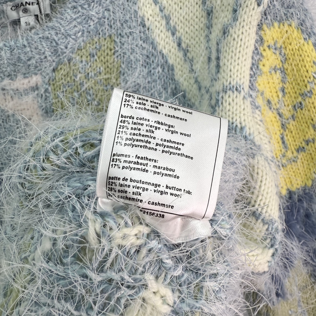 Chanel Heavy Mohair Crew Neck Long Sleeve Top - Image 10